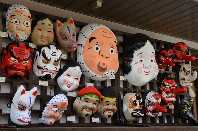 masque japonais oni